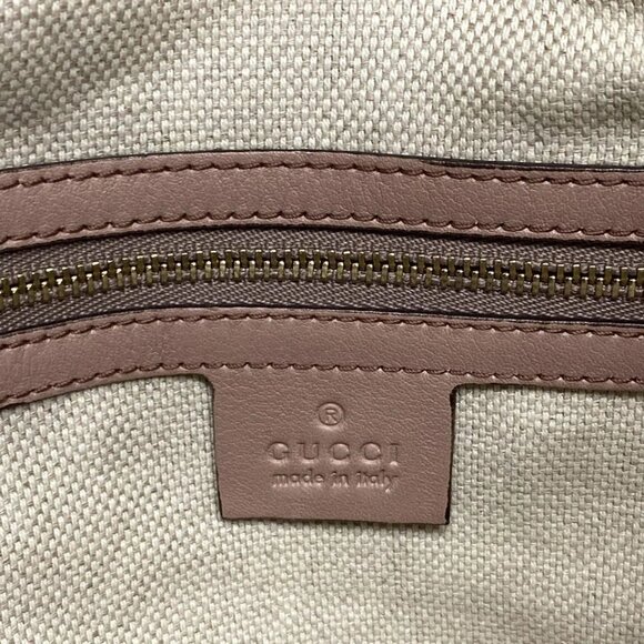 GUCCI Soho Pink Beige Patent Leather Tote Bag 390-081325 - Picture 12 of 12